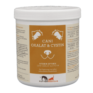 Optimix Cani Oxalat und Cystin für Hunde bei Kristallbildung Steinbildung zur Ergänzung von selbst gemachtem Hundefutter