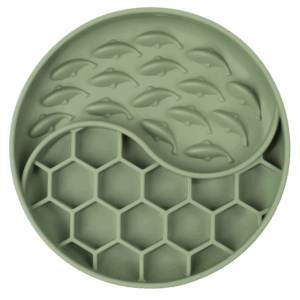 Antischlingnapf Slowfeeder Wave Bloom gruen