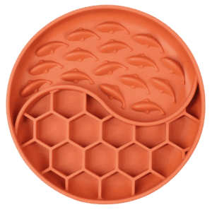 Antischlingnapf Slowfeeder Wave Bloom terra