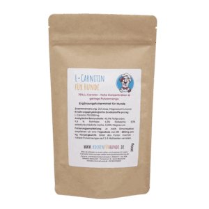 L-Carnitin für Hunde Herz Leber Stoffwechsel Senior