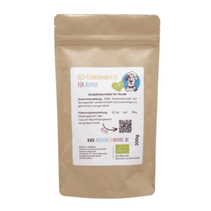 Bio Kurkuma für Hunde - Curcumin - Leckerlis backen und färben