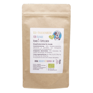 Knochenbrühe für Hunde - Fertige Knochenbrühe für Hunde kaufen - Bio-Knochenbrühe-Pulver für Hunde