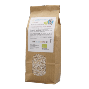 Bio-Buchweizenflocken für Hunde - Glutenfreie Kohlenhydratquelle für Hunde